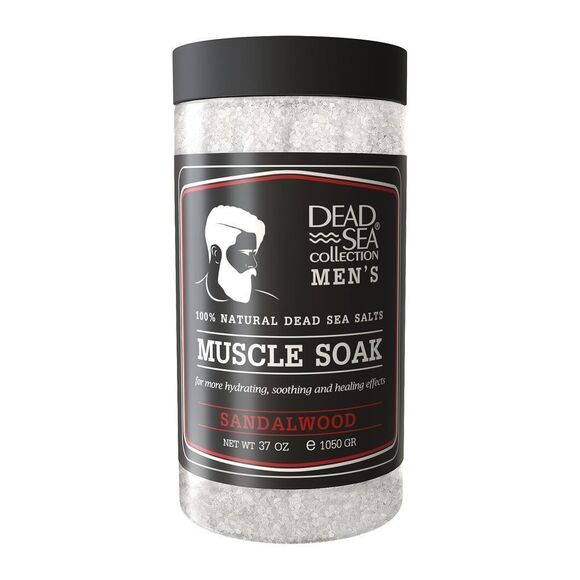 Men's Muscle Recovery Bath Soak - Natural Sea Salt For Soothing, Healing And Re